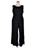 West Kei Polka Dots Black Jumpsuit Size 2X - photo 1