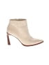 Vince Camuto 100% Leather Ivory Ankle Boots Size 8 - photo 1