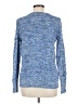 Gap 100% Cotton Tweed Blue Pullover Sweater Size M - photo 2