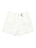 Talbots 100% Cotton Solid Ivory Shorts Size 10 - photo 1