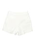 Talbots 100% Cotton Solid Ivory Shorts Size 10 - photo 2