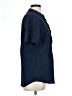 Unbranded Solid Blue Short Sleeve Button-Down Shirt Size L (estimated) - photo 4