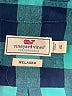 Vineyard Vines Performance 100% Polyester Checkered-gingham Teal Long Sleeve Blouse Size 12 - photo 7