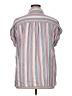 Orvis Stripes Pink Short Sleeve Blouse Size XL - photo 2