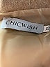 Chicwish Tan Wool Coat Size XS - photo 6