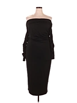 strapless sequin midi dress Women's Sips & Sparkles Wine Red Sequin Strapless Midi Dress | Size: L