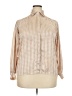 Evan Picone Houndstooth Tan Long Sleeve Blouse Size XXL (estimated) - photo 1