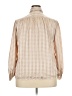 Evan Picone Houndstooth Tan Long Sleeve Blouse Size XXL (estimated) - photo 2