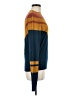 Free People 100% Rayon Color Block Blue Pullover Sweater Size M - photo 4