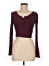 DAZY Burgundy Long Sleeve Top Size M - photo 1