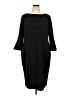 Calvin Klein Solid Black Casual Dress Size 20 - photo 1