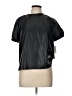 1.State 100% Polyester Black Short Sleeve Blouse Size L - photo 1