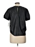 1.State 100% Polyester Black Short Sleeve Blouse Size L - photo 2