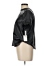 1.State 100% Polyester Black Short Sleeve Blouse Size L - photo 5