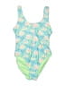 Unbranded Tropical Green One Piece Swimsuit Size M - photo 1