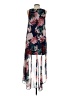 Bebe 100% Polyester Floral Black Casual Dress Size XS - photo 2