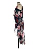 Bebe 100% Polyester Floral Black Casual Dress Size XS - photo 5