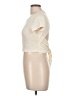 CALÉ Ivory Short Sleeve Turtleneck Size L - photo 5