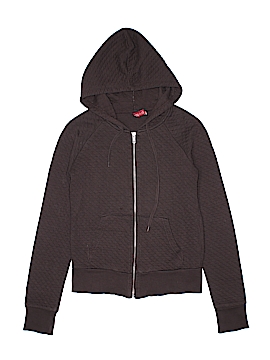 divided zip up hoodie