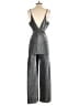 Forever 21 Metallic Silver Jumpsuit Size S - photo 2