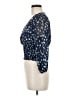 Aqua 100% Polyester Blue 3/4 Sleeve Blouse Size M - photo 5