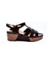 Clements Ribeiro 100% Leather Brown Wedges Size EU 36 1/2 - photo 1