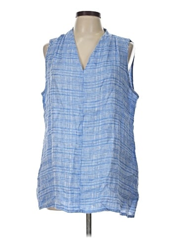Flax Sleeveless Blouse (view 1)