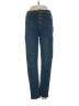 Shein Solid Blue Jeans Size 4 - photo 1