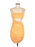 Shein Orange Cocktail Dress Size L - photo 1