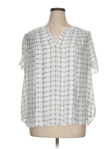 Liz Claiborne Short Sleeve Blouse (view 1)