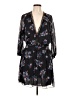 Nicholas 100% Silk Floral Black Cocktail Dress Size 12 - photo 1