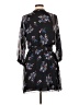 Nicholas 100% Silk Floral Black Cocktail Dress Size 12 - photo 2