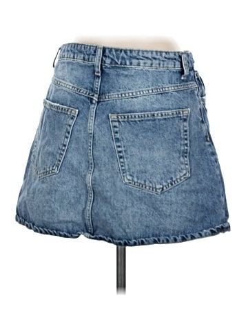 Topshop Denim Skirt (view 2)