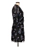Nicholas 100% Silk Floral Black Cocktail Dress Size 12 - photo 4