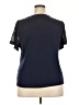 Adrienne Vittadini Blue Short Sleeve Top Size 2X - photo 2