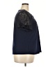 Adrienne Vittadini Blue Short Sleeve Top Size 2X - photo 4