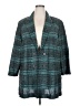 misook Plaid Teal Coat Size 2X - photo 1
