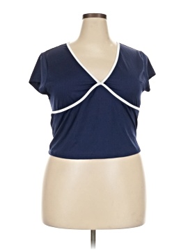 Shein Curve Short Sleeve Top