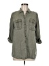 Express Green 3/4 Sleeve Button-Down Shirt Size M - photo 1