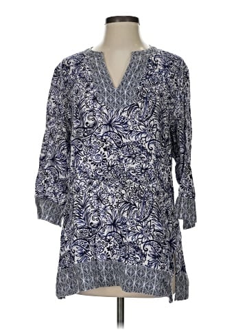 Sigrid Olsen 3/4 Sleeve Blouse (view 1)
