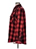 Unbranded Plaid Red Long Sleeve Button-Down Shirt Size XL - photo 5