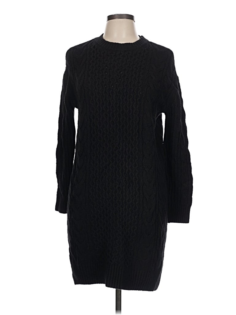 Pre-owned Time And Tru Casual Dress In Black