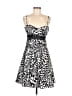 Speechless 100% Polyester Animal Print Black Cocktail Dress Size 7 - photo 1