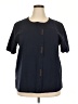 Unbranded Blue Short Sleeve Blouse Size 2X - photo 1