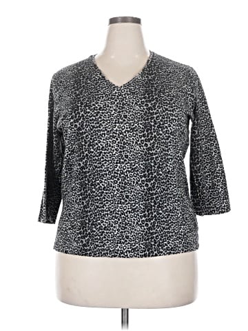 Jones New York Signature 3/4 Sleeve Top (view 1)