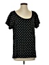 Gap 100% Rayon Stars Black Short Sleeve Top Size S - photo 1