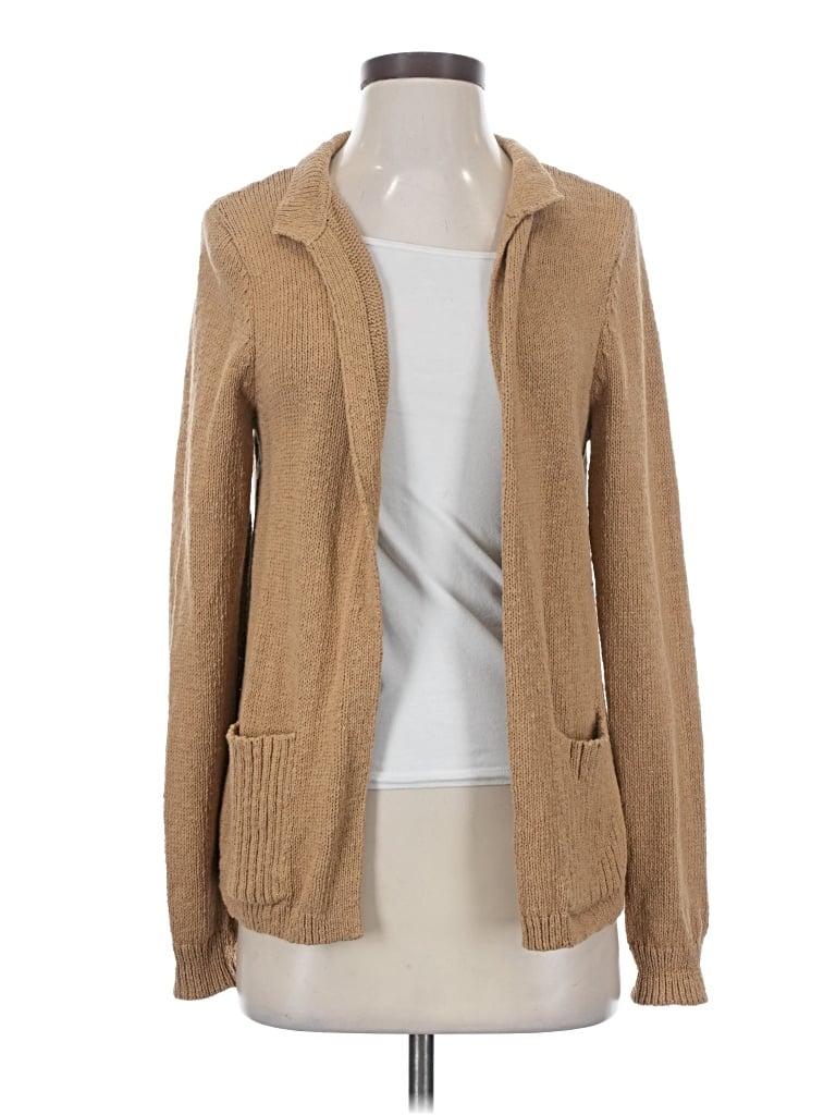 Pre-owned Jjill Cardigan Sweater In Tan