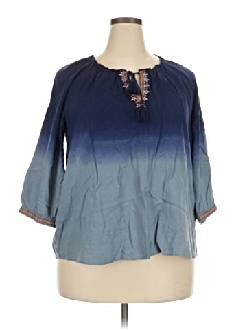 Kohl's 3/4 Sleeve Blouse (view 1)