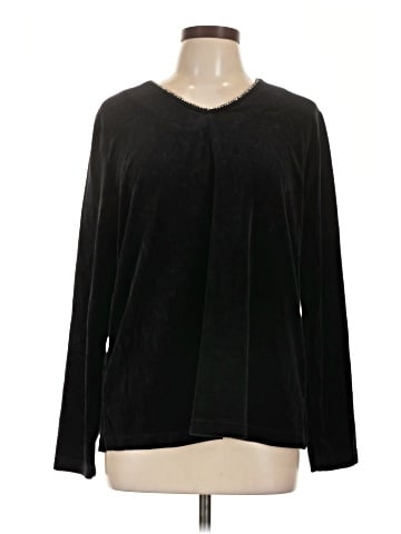 Hot Cotton by Marc Ware Long Sleeve Top (view 1)