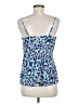 Nine West 100% Polyester Blue Sleeveless Top Size M - photo 2